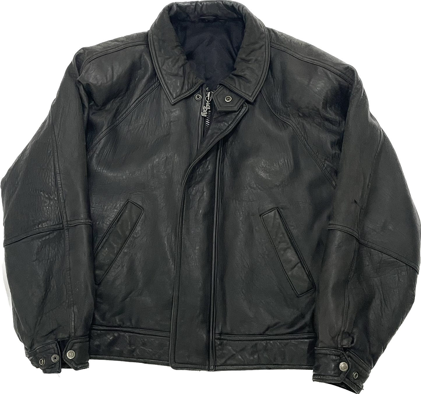 Vanta Black Leather Jacket