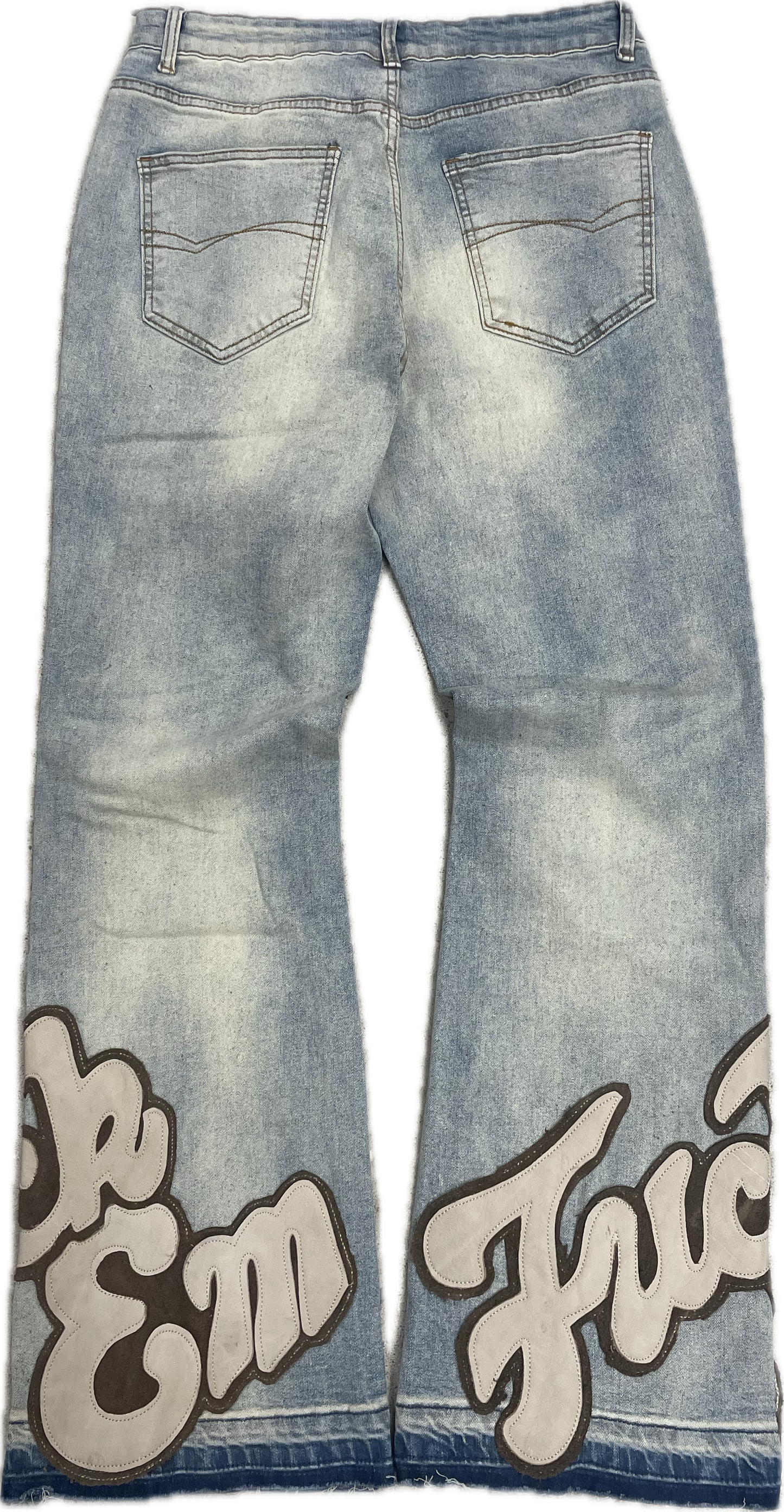 Light Wash Flare Denim