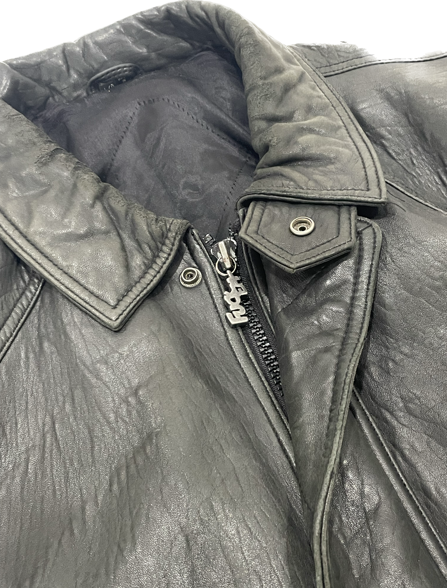 Vanta Black Leather Jacket