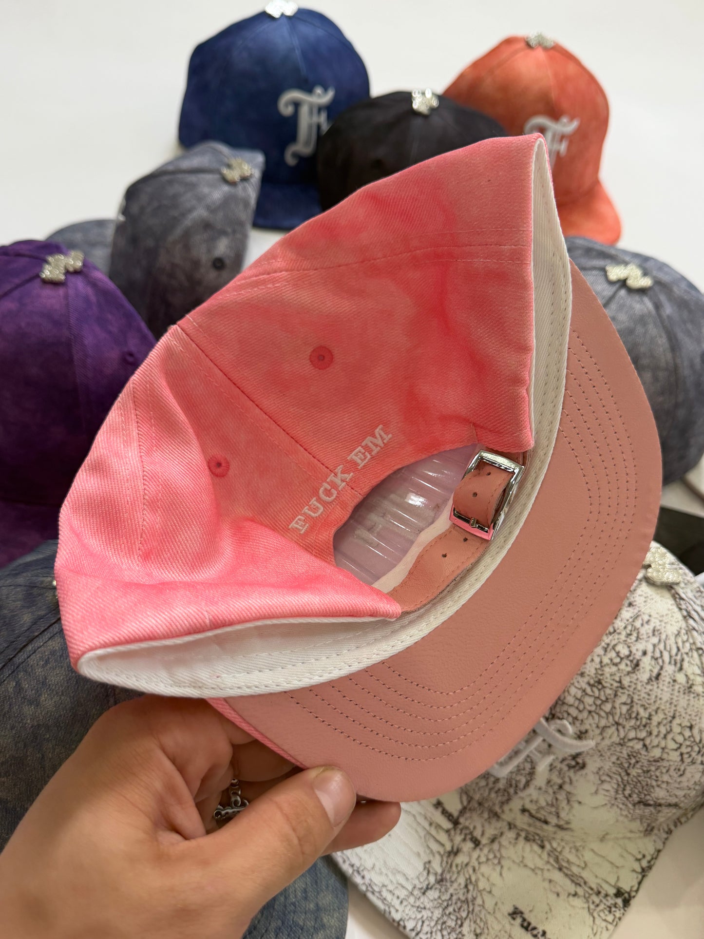 Leather Flat Hat