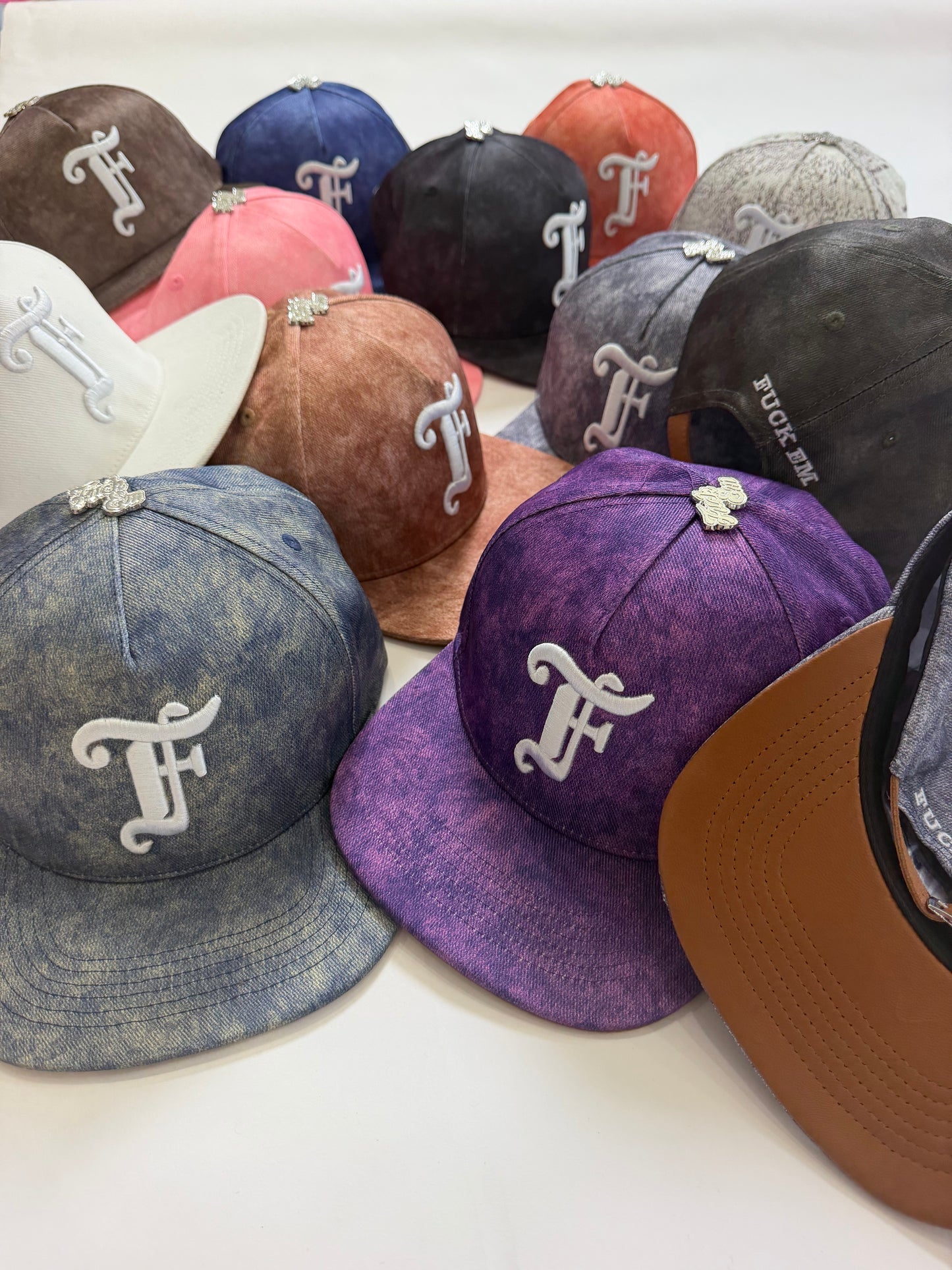 Leather Flat Hat
