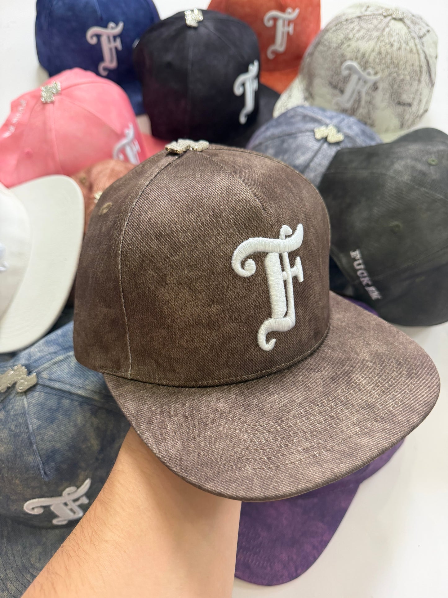 Leather Flat Hat
