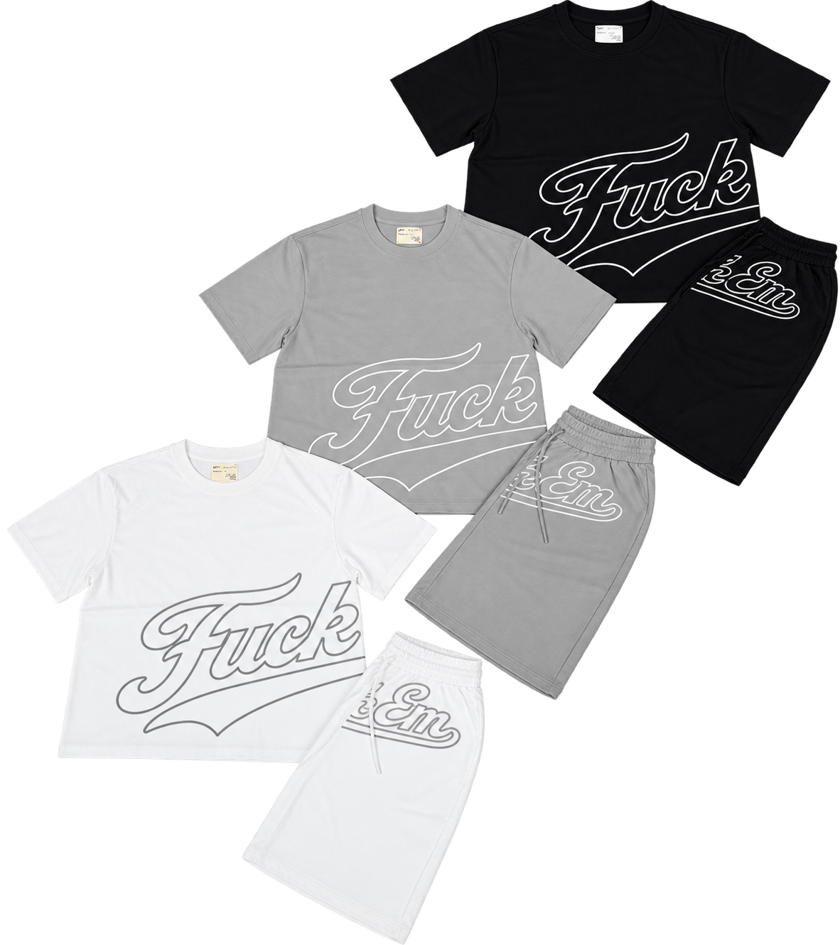 Simple Color Tee Set