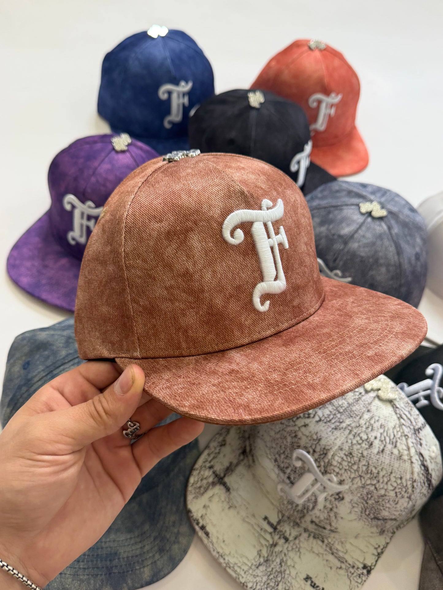 Leather Flat Hat