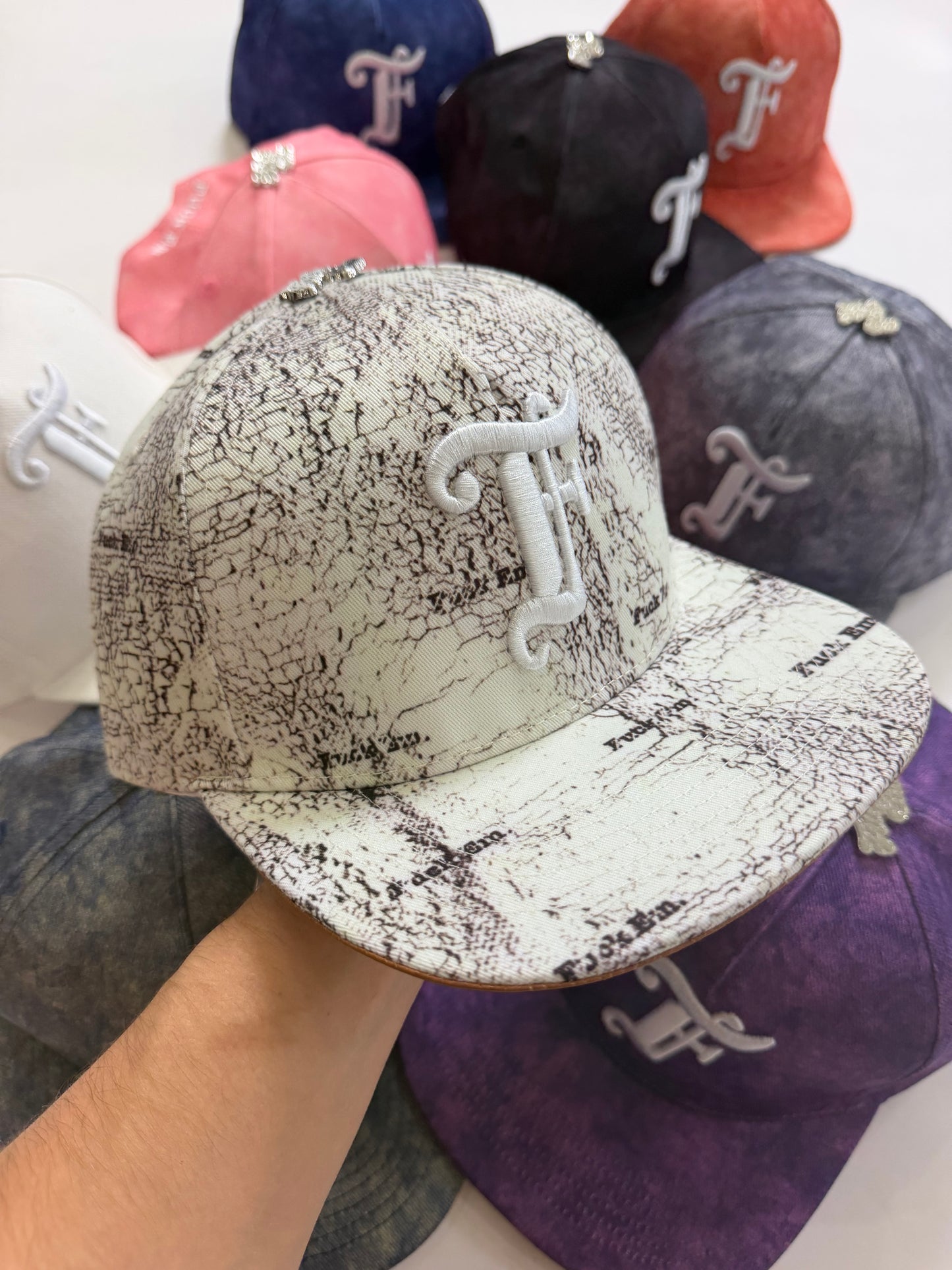 Leather Flat Hat