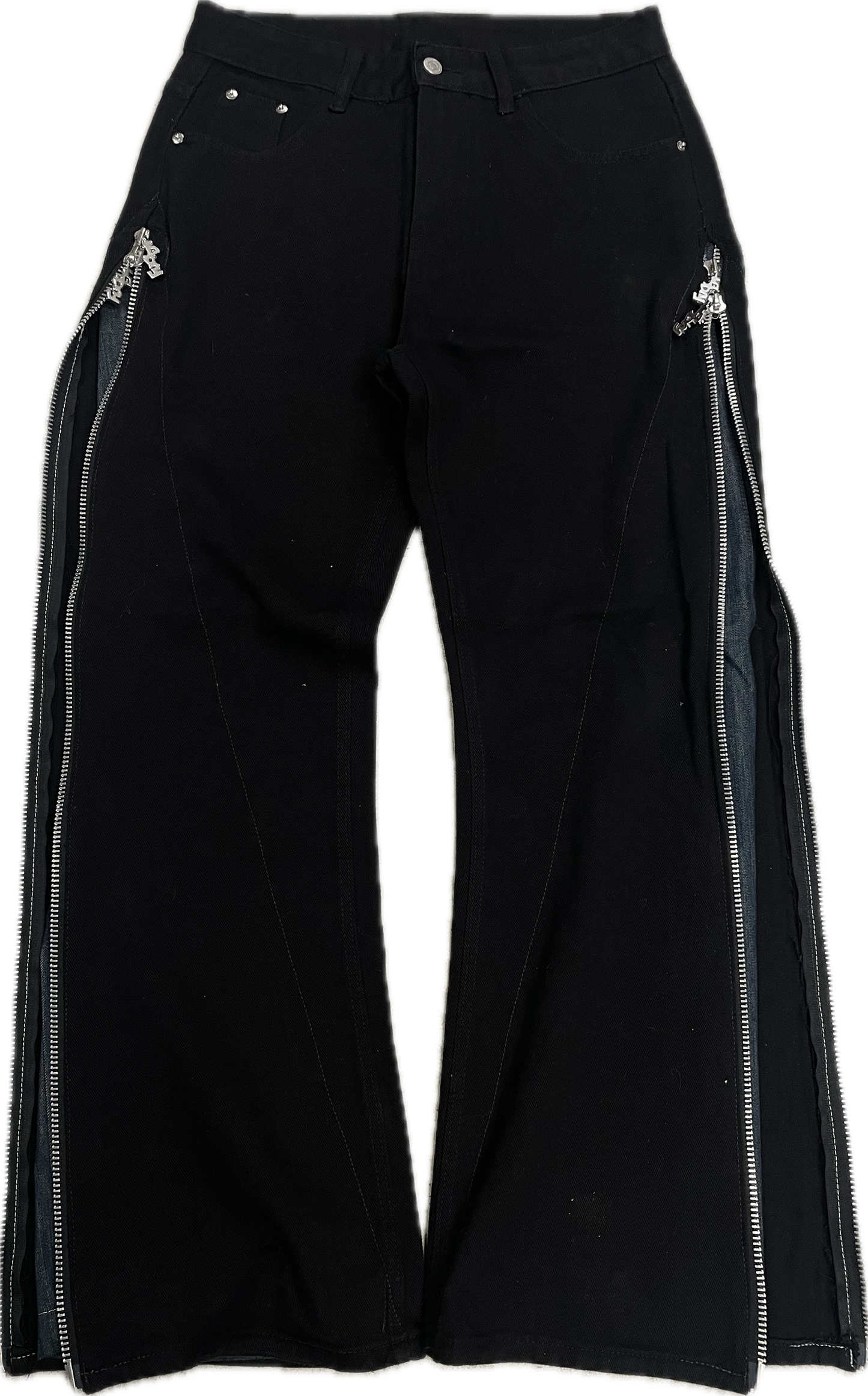 Black Knight Zipper Pants