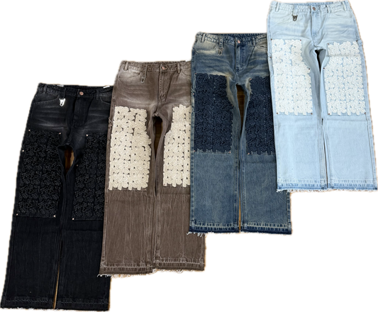 Leather Carpenter Denim