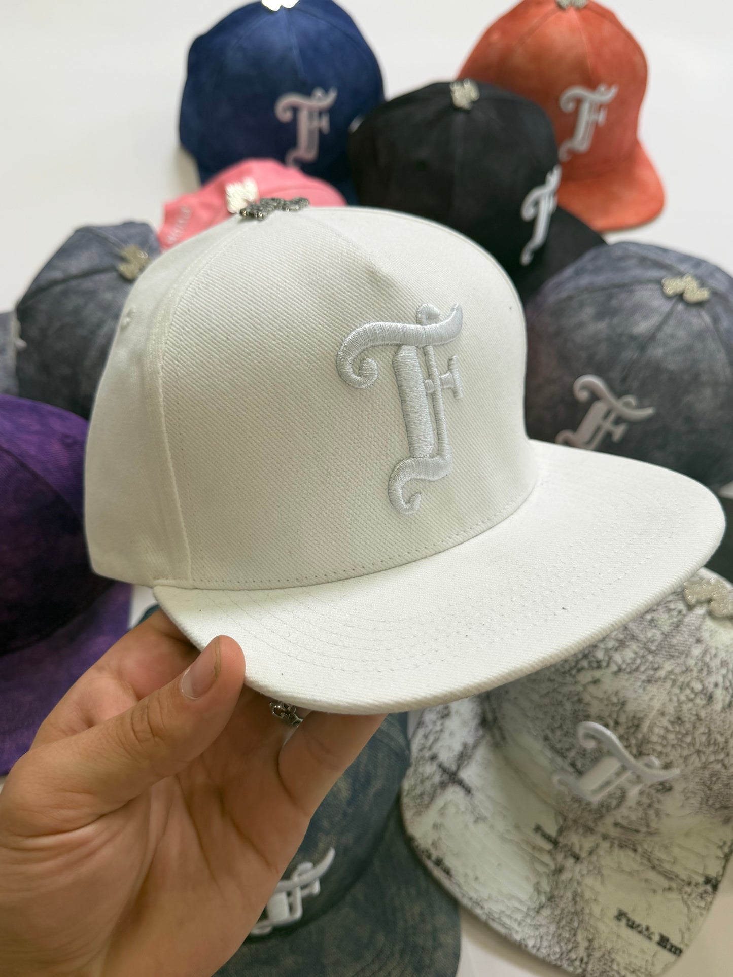 Leather Flat Hat