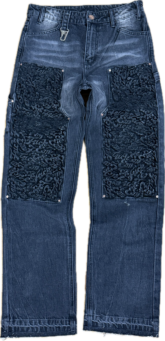 Leather Carpenter Denim